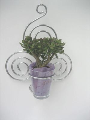 Wandvase "curly"